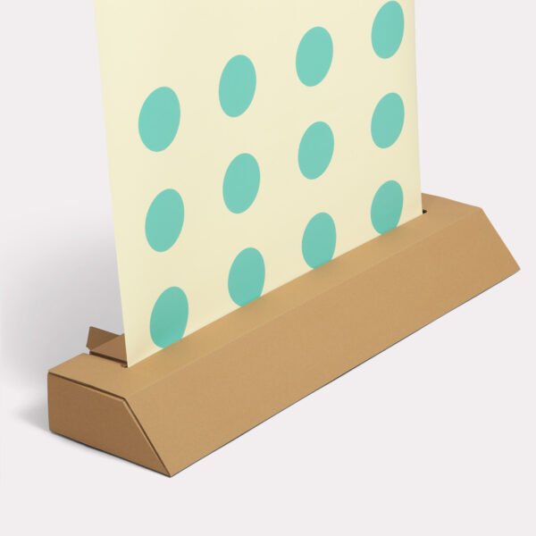 Cardboard roller banners