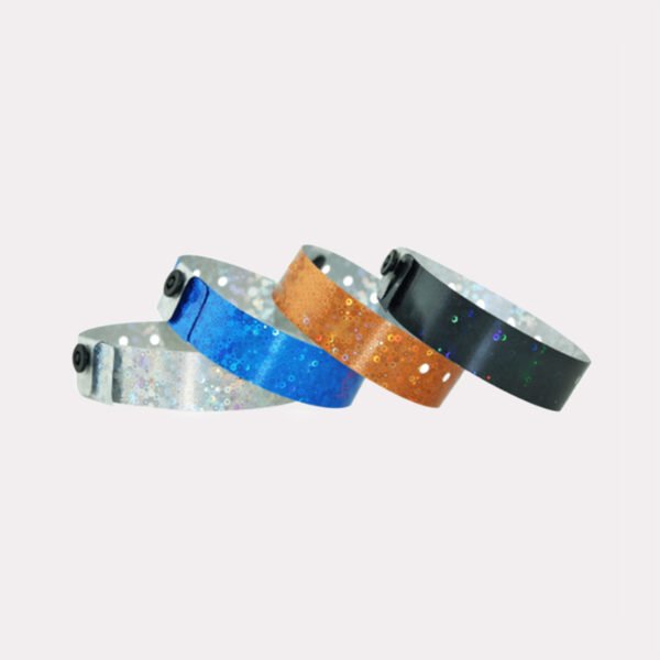 Metallic wristbands